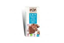 CHOCOLAT LAIT 40% NOISETTES 180G