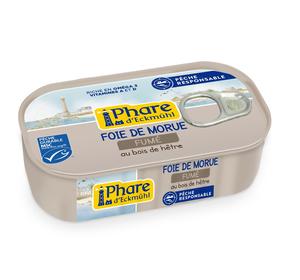 FOIE DE MORUE FUME AU BOIS DE HETRE