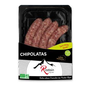 CHIPOLATAS X 4 S/NITRITE ROSTAIN