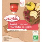 GOURDE POMME FRAMBOISE X4